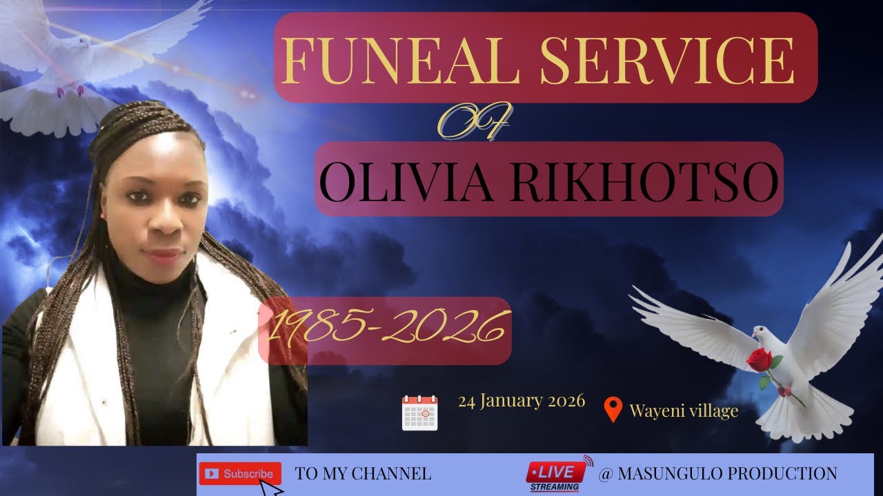 Funeral Service of Olivia Rikhotso - YouTube