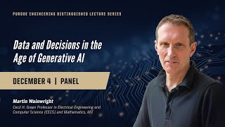 Celebrity Purdue Engineering Distinguished Lecture Series: Martin Wainwright, Panel Profile