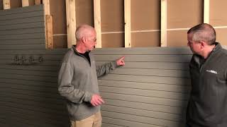 storeWALL    Basic Duty Garage Slatwall Install