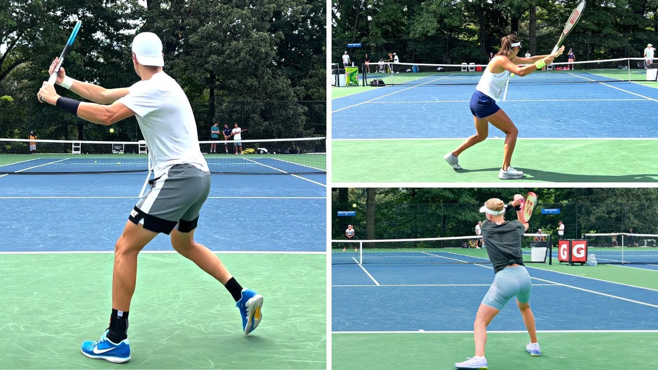 Jack Draper, Emma Raducanu & Harriet Dart - Citi Open 2022 Practice Sessions