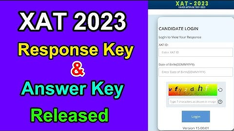 XAT 2023 Response Sheet Out | XAT 2023 Response Sheet & Answer Key With Solutions | MDE