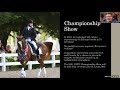 Dressage Webinar: The National Dressage Pony Cup Program in Canada, featuring founder Jenny Carol