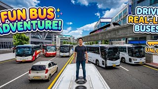 NEW KIA BUSES CREATING TRAFFIC IN 3D DRIVING CLASS || CAR GAMES|| screenshot 2