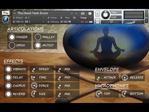 The Hand Tank Drum (Kontakt Instrument Library)