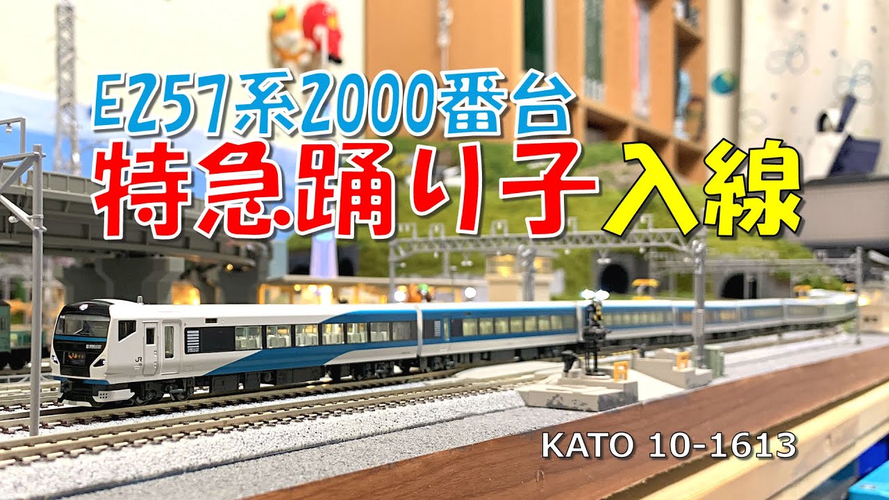 N Gauge] Unboxing the KATO 10-1613 E257-2000 Series 