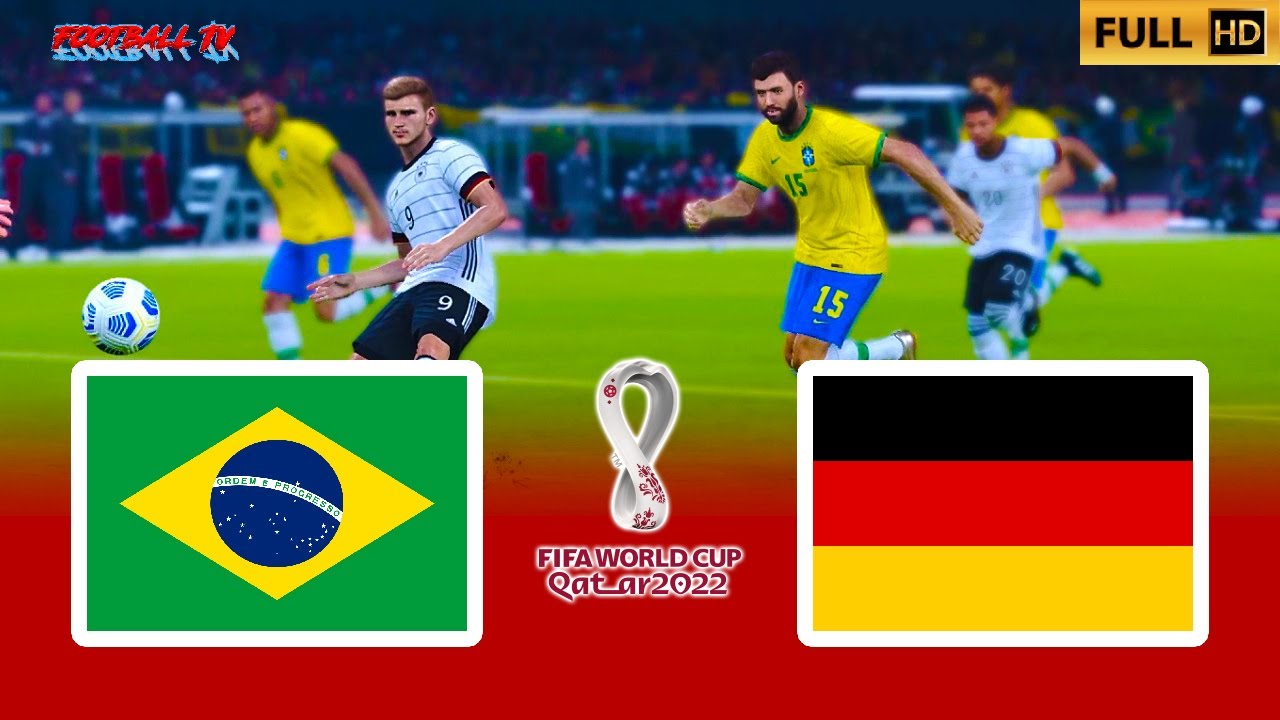 Pes 2021 Brazil Vs Germany Fifa World Cup 2022 Gameplay Pc Youtube