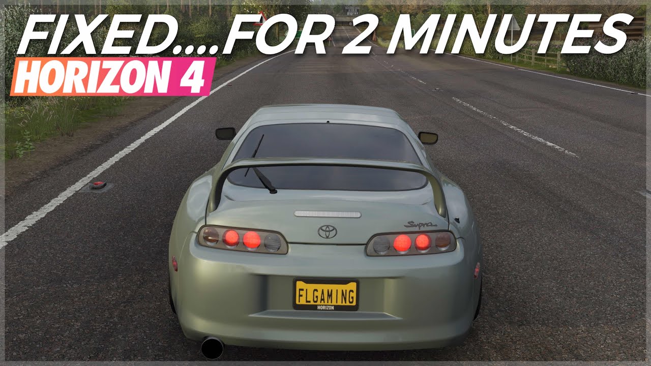 Fixed Forza Horizon 4 Supra Sound.for 2 Minutes [4K] - YouTube