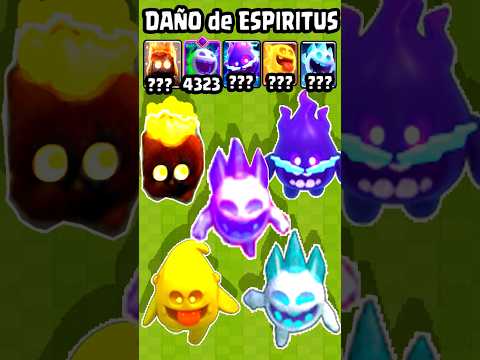 Видео: DAÑO DE TODOS LOS ESPIRITUS I #clashroyale