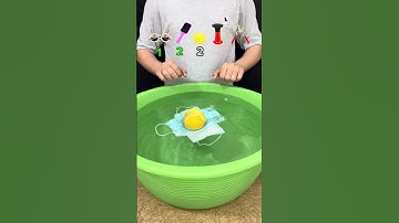 How Many Will Float #asmr #experimnent #stisfying