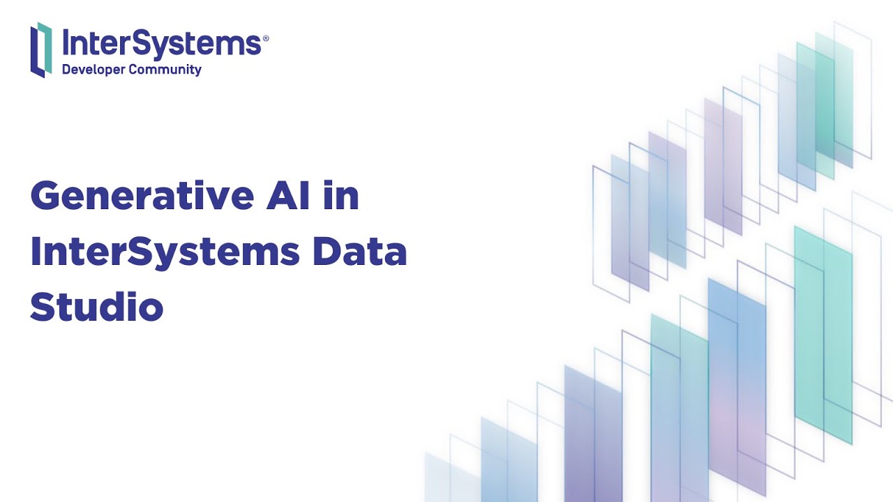 Generative AI in InterSystems Data Studio - YouTube