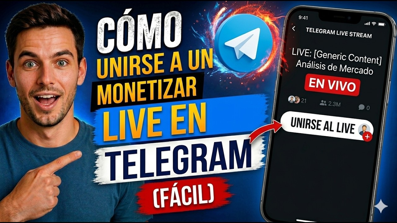Cómo Unirse a un Live en Telegram (Fácil y Rápido 2026) - YouTube