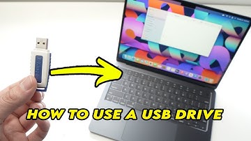 MacBook Air M2: How to Connect and Use a USB DRIVE