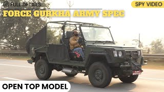 Force Gurkha 4x4 Gets Open Top Version For Indian Army || Full Video & Details Here screenshot 4