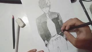 Drawing Sakura Haruko From Wind Breaker