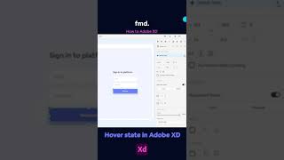 Hover state in Adobe XD
