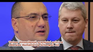 Terheș dinamitează scandalul privind aderarea României la Schengen Air