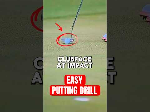 You are hitting your putts WRONG! Fix it with this easy drill! #golf #golftips