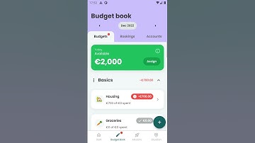 Create budgets with Fabit video tutorial #shorts