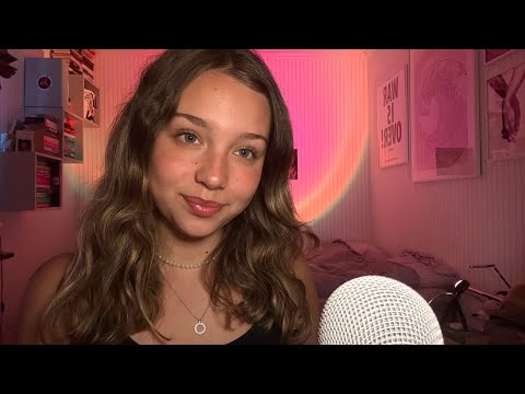 ASMR | Whisper Ramble! 💗😴 (clicky whispers and visuals) 