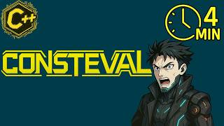 consteval in 4 Minutes - C++