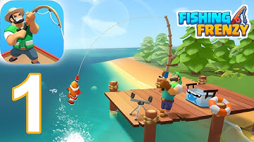 Fishing Frenzy : Idle Hooked Inc Gameplay Walkthrough Part 1 (iOS Android)