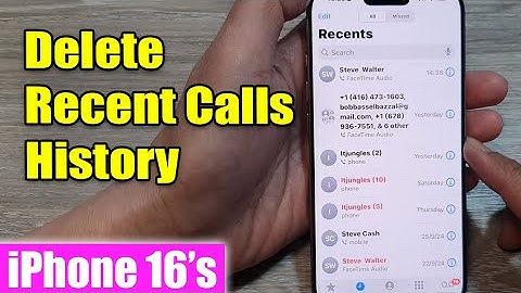 iPhone 16/16 Pro Max: How to Clear All Recent Calls History At Once