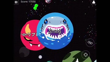 Agar.io mobile solo server take over 8 / last man standing / my first LINE SPLIT!!