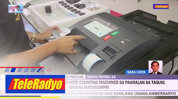 Final testing at sealing ng vote counting machines sa paaralan sa Taguig, matagumpay | 4 May 2022