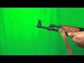 ak-47 pull out 1 - HD green screen footage