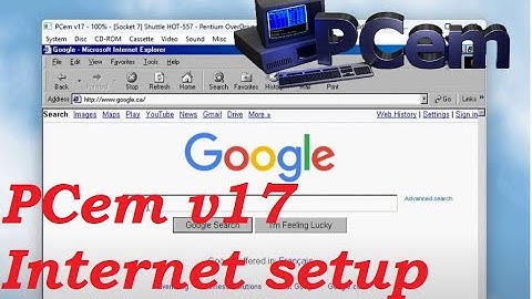 PCem v17 VM Internet setup