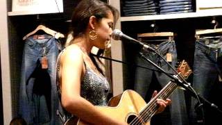 Kina Grannis at Lucky Brand Jeans - The goldfish song