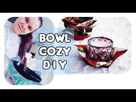 BOWL COZY DIY/Textile Bowl/Microwave Bowl/Грелка-подставка для суповой тарелки/Текстильная корзинка