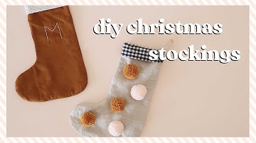 DIY Christmas Stockings + Free Template! | 12 Days Of Rosery