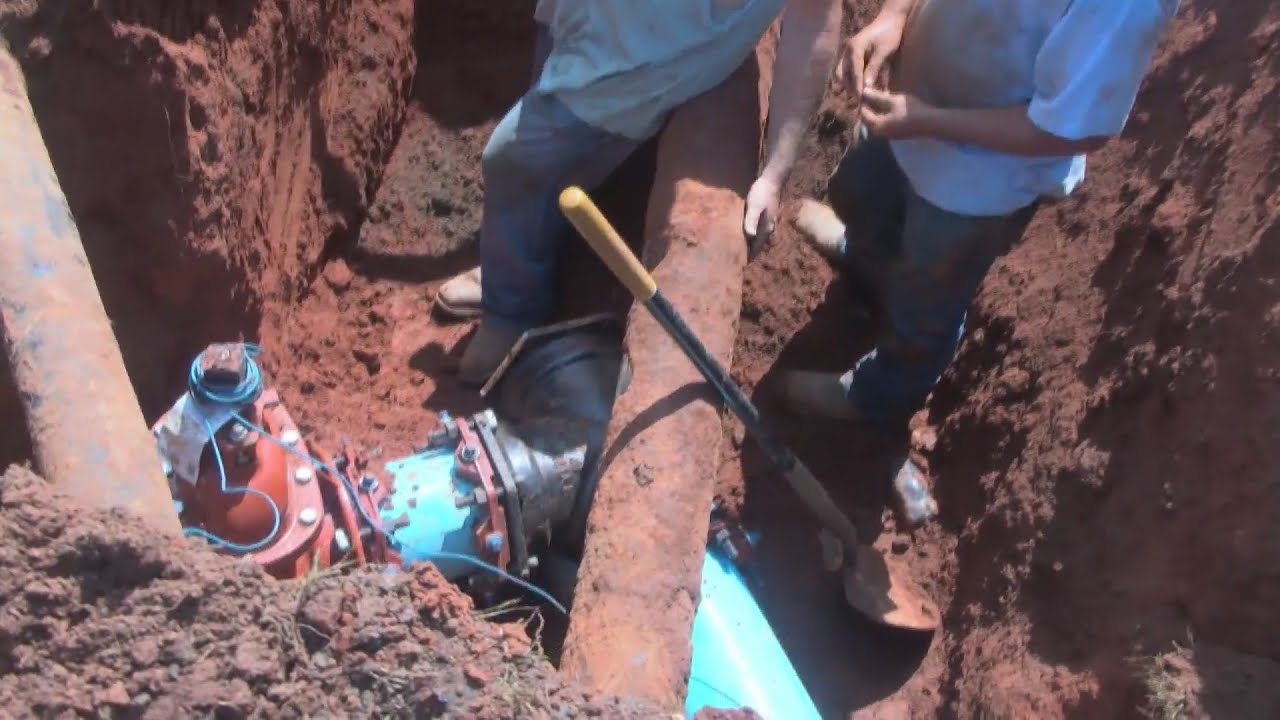 Centuryold water lines being replaced in Enterprise YouTube