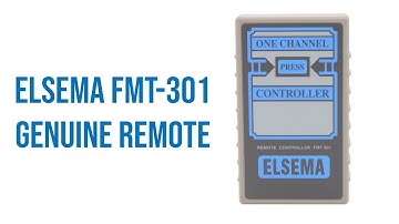 Elsema FMT-301 Genuine Remote Video Description