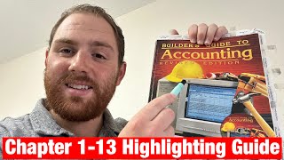 Builder's Guide To Accounting Chapter 1-13 Highlighting Guide Florida Business and Finance Exam