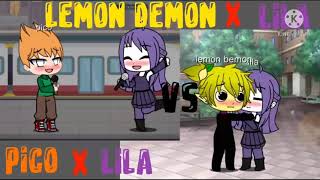 Elige Pico X Lila O Lemon Bemon X Lilameme Originalleer Descripción