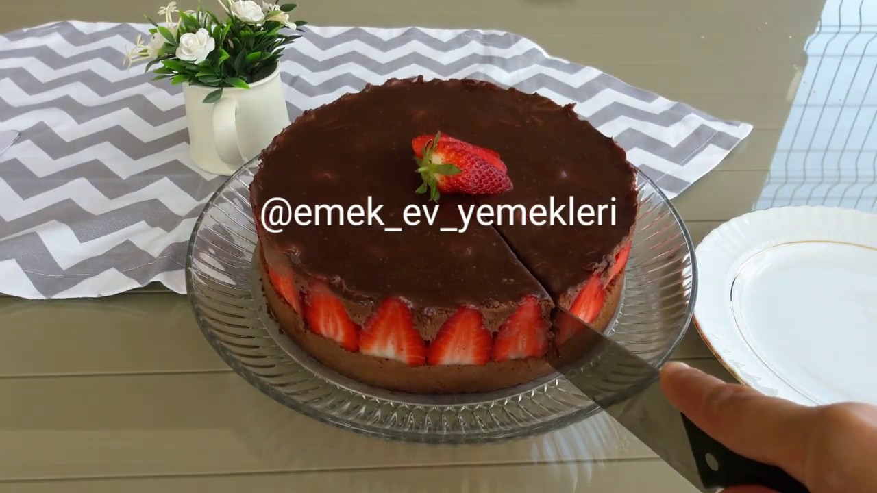 EN KOLAY ÇİKOLATALI PASTA (MOUSSE CAKE) YouTube