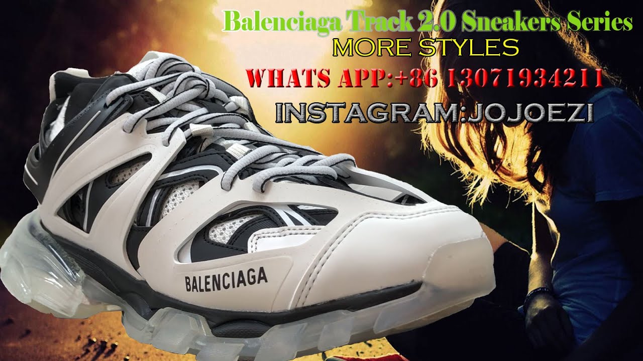 BALENCIAGA TRACK RUNNER UNBOXING AND REVIEW BEST QUALITY（White/Black