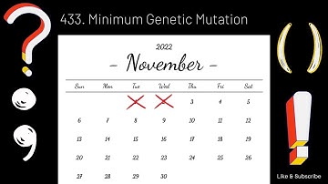 433.  Minimum Genetic Mutation In Java