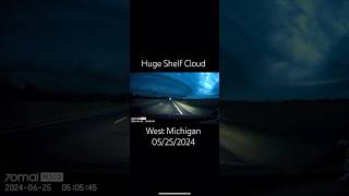 Driving Under Huge Shelf Cloud #weather #storm