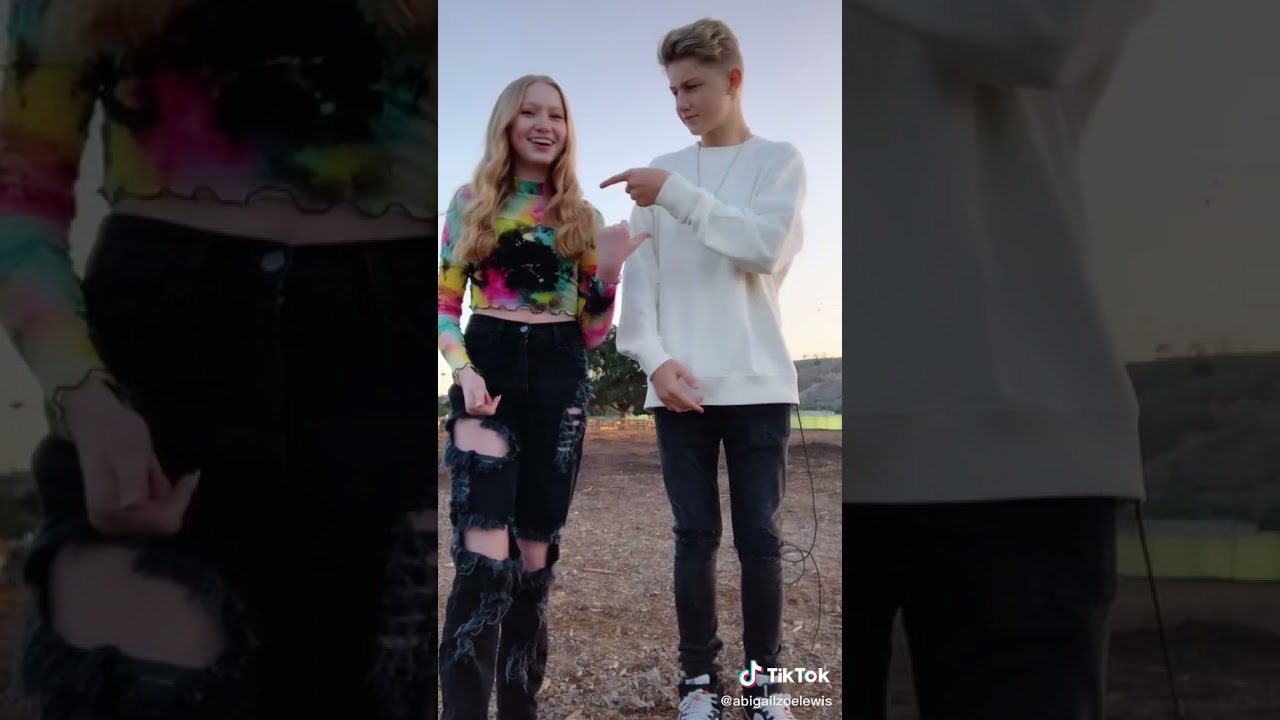 Abigail zoe lewis TikTok with Stefan 💞