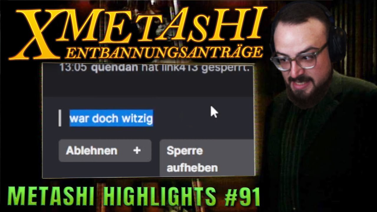 MEHR UNFASSBARE ENTBANNUNGSANTRÄGE! | Metashi Highlights #91