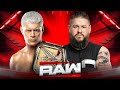 American Nightmare Cody Rhodes vs Kevin Owens Full Match: WWE RAW Netflix Highlights - 2025