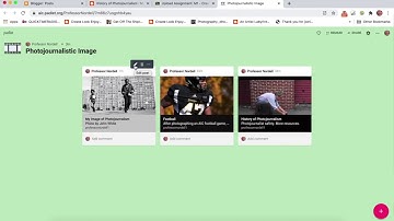 Post an Individual Blogger Blog Post on a Padlet and then Submit the Hyperlink on Blackboard