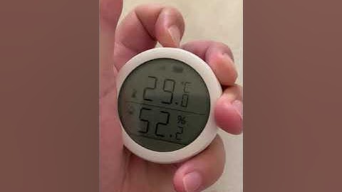 Mainstayae Tuya Smart Zigbee Temperature Humidity Sensor with LCD