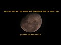 Moon live on 29 jan 2024  86 illuminated waning gibbous  on 29 jan 2024prathamesh dalavi is live