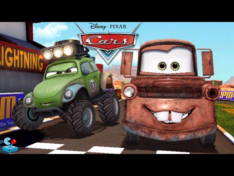 Disney Cars Tow Mater vs Lightning McQueen RS500 Racer Monster Trucks Guido Ice (Disney Pixar Cars)