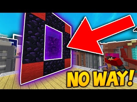 IS IT POSSIBLE!? NETHER PORTAL in Minecraft BED WARS