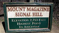 Hiking Magazine Mountain, Arkansas